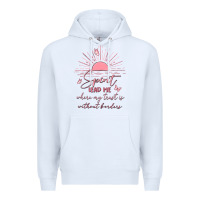 White spririt religious quote Premium Hoodie - MaliasSmallBusiness