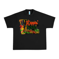 Black Steppin' into Juneteenth black fashion girl Urban Heavy Tee - RanaPortraitStore