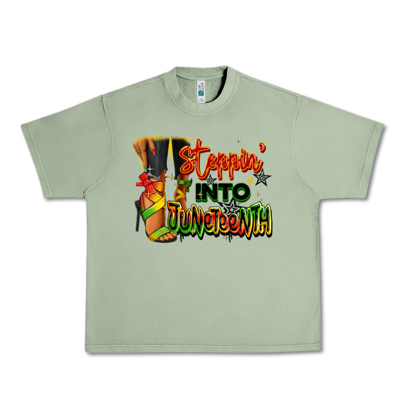 Steppin' Into Juneteenth Black Fashion Girl Urban Heavy Tee by RanaPortraitStore | Teevron