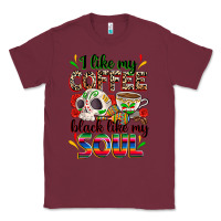 Burgundy i like my coffee black like my soul Classic Tee - Zillion Design Studio