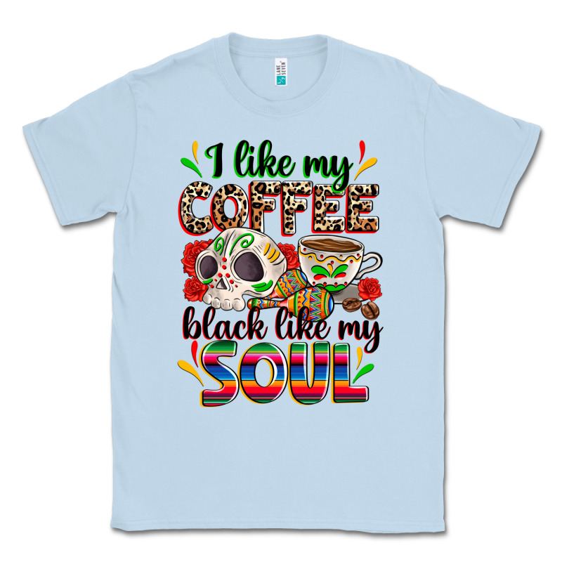 I Like My Coffee Black Like My Soul Classic Tee by Zillion Design Studio | Teevron