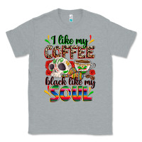 Heather Grey i like my coffee black like my soul Classic Tee - Zillion Design Studio