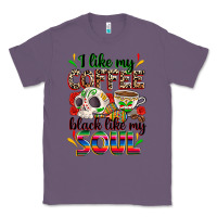 Lavender i like my coffee black like my soul Classic Tee - Zillion Design Studio