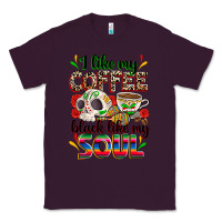 Plum i like my coffee black like my soul Classic Tee - Zillion Design Studio
