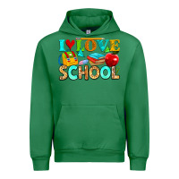Emerald i love school Urban Hoodie - NancyCooperArtShop