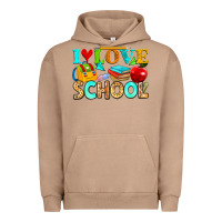 Pigment Burro i love school Urban Hoodie - NancyCooperArtShop