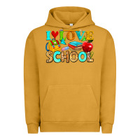 Pigment Peanut Butter i love school Urban Hoodie - NancyCooperArtShop