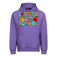 Tulip i love school Urban Hoodie - NancyCooperArtShop