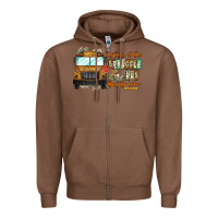 Chestnut Captain Of Struggle Bus Busdrive Zipper Hoodie - CowhideDigitalArt