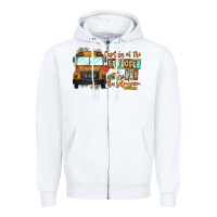 White Captain Of Struggle Bus Busdrive Zipper Hoodie - CowhideDigitalArt