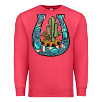Cardinal cactus horseshoe Premium Sweatshirt - JahusDesignShop