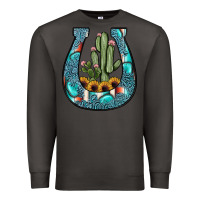 Smoke cactus horseshoe Premium Sweatshirt - JahusDesignShop