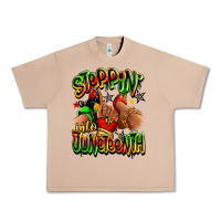 Burro Steppin' into Juneteenth sneaker and heel afro wom Urban Heavy Tee - RanaPortraitStore