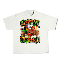 Pistachio Steppin' into Juneteenth sneaker and heel afro wom Urban Heavy Tee - RanaPortraitStore