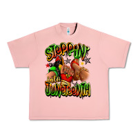 Salmon Steppin' into Juneteenth sneaker and heel afro wom Urban Heavy Tee - RanaPortraitStore