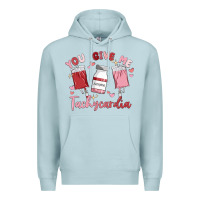 Blue Mist you give me tachycardia Premium Hoodie - MaliasSmallBusiness