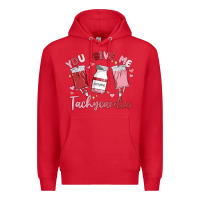 Red you give me tachycardia Premium Hoodie - MaliasSmallBusiness