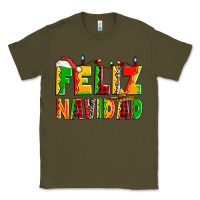 Army Green feliz navidad Classic Tee - Zillion Design Studio