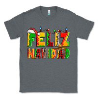 Charcoal Heather feliz navidad Classic Tee - Zillion Design Studio