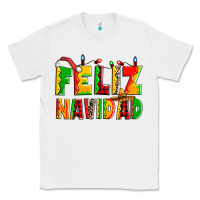 White feliz navidad Classic Tee - Zillion Design Studio