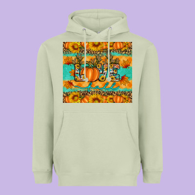 Love Fall Heavyweight Hoodie Designed By Artiststas