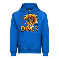 Cobalt life is better with dogs sunflower Urban Hoodie - MaliasSmallBusiness