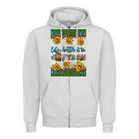 Dove Grey life is better at the cottage air freshener Zipper Hoodie - HRA Design Shop