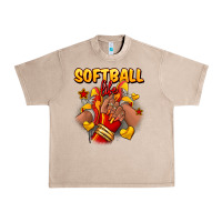 French Oak Softball life afro girl sneakers Urban Heavy Tee - RanaPortraitStore
