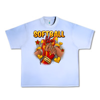 Grape Ice Softball life afro girl sneakers Urban Heavy Tee - RanaPortraitStore