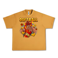 Peanut Butter Softball life afro girl sneakers Urban Heavy Tee - RanaPortraitStore