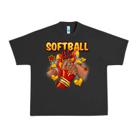 Pigment Black Softball life afro girl sneakers Urban Heavy Tee - RanaPortraitStore