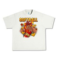 Pistachio Softball life afro girl sneakers Urban Heavy Tee - RanaPortraitStore