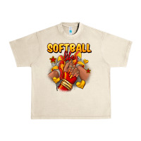 Sandshell Softball life afro girl sneakers Urban Heavy Tee - RanaPortraitStore