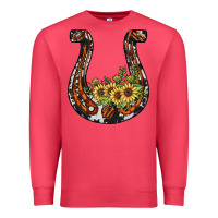Cardinal horseshoe sunflower Premium Sweatshirt - JahusDesignShop