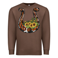 Chestnut horseshoe sunflower Premium Sweatshirt - JahusDesignShop
