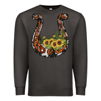 Smoke horseshoe sunflower Premium Sweatshirt - JahusDesignShop