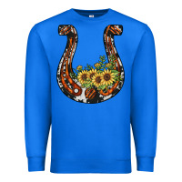 True Royal horseshoe sunflower Premium Sweatshirt - JahusDesignShop
