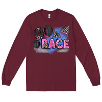 Burgundy go race Long Sleeve Tee - Zillion Design Studio