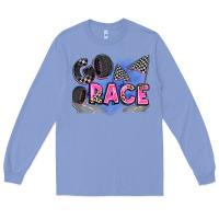 Colony Blue go race Long Sleeve Tee - Zillion Design Studio