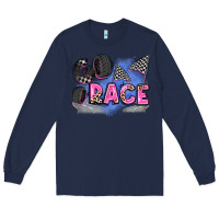 Navy go race Long Sleeve Tee - Zillion Design Studio