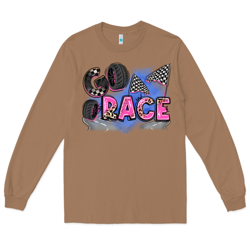 Go Race Long Sleeve Tee by Zillion Design Studio | Teevron