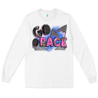 White go race Long Sleeve Tee - Zillion Design Studio