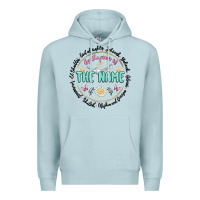 Blue Mist by the power of the name Premium Hoodie - MaliasSmallBusiness