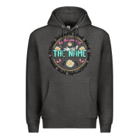 Charcoal Heather by the power of the name Premium Hoodie - MaliasSmallBusiness