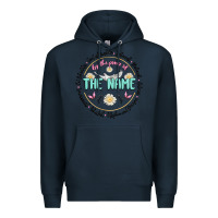 Navy by the power of the name Premium Hoodie - MaliasSmallBusiness