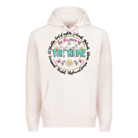 Pale Pink by the power of the name Premium Hoodie - MaliasSmallBusiness