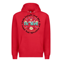 Red by the power of the name Premium Hoodie - MaliasSmallBusiness