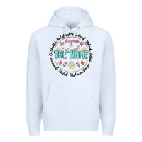White by the power of the name Premium Hoodie - MaliasSmallBusiness
