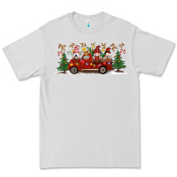 Dove Grey Christmas Gnome Truck Premium Tee - Artiststas