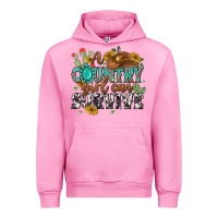 Fuchsia Pink a country girl can survive Urban Hoodie - MaliasSmallBusiness